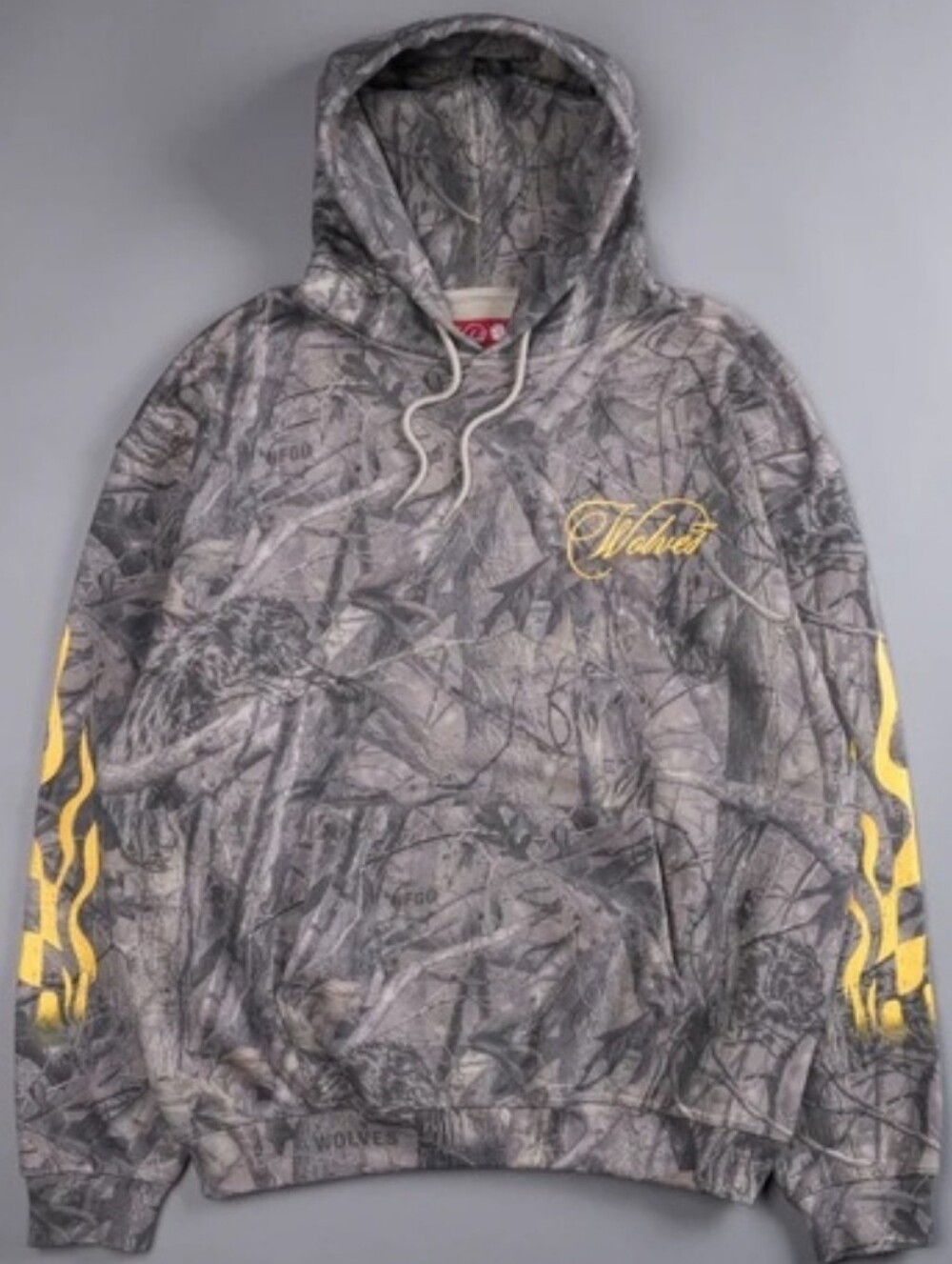 Darc Sport Burnout Bishop Hoodie Driftwood Wolf Forest Camo sz Large